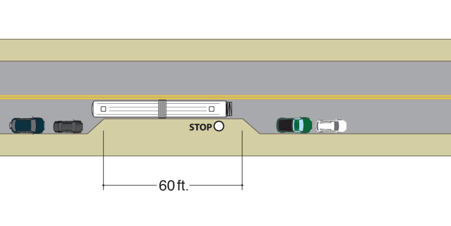 Figure 22- Midblock Bus Bump Out