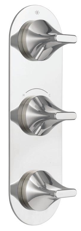 191 359.00 2-Handle Thermostatic Rough Valve with 2-Way Diverter (required component) Forged brass thermostatic valve with 2-way diverter with check stops. For use with 2 shower outlets. D35005522.