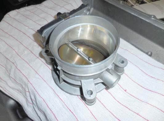 Remove the throttle body from the