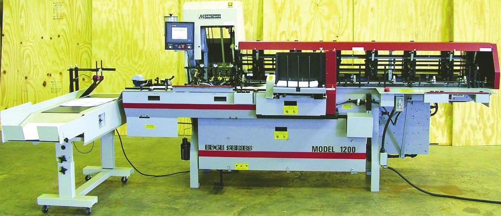 MODEL 1200/1200X EDGE SERIES INSERTERS Edge Series 1200 6 Station Kickout Roller Series Features: Unitized Drive