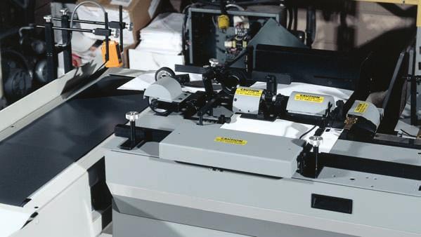 Mounted Turnover End A turnover is mounted on the output end of the inserter and is used to turn the envelope over for metering, zip sorting, inkjet