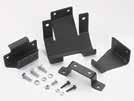 00 Accessories and Kits R-CHGR15 Kit, pair of mount brackets with hardware for Dodge Charger police package vehicles, 2015-2018 50.