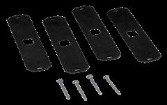 00 Kit of four 5-degree rubber mounting wedges