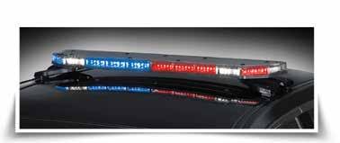 Light ars Federal Signal Integrity Low-profile, linear LED light bar Combines effective warning with the tactical benefits of flood lighting capability Integrated SignalMaster directional capability