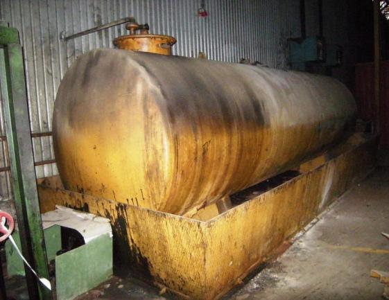 Oil Tank Local build Capacity: 50mᶟ Note: Oil emulsion
