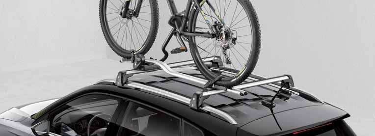 Opens both sides and used with roof bars. Ski rack. Trip to the slopes?