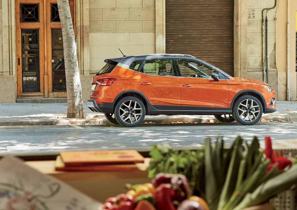 The new SEAT Arona commands the road with its hot stamped,