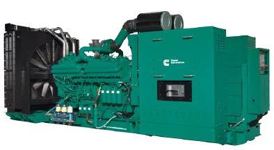 Specification sheet Diesel generator set QSK60 series engine 1825 kva -2250 kva Data Center Continuous emissions regulated Description Cummins commercial generator sets are fully integrated power