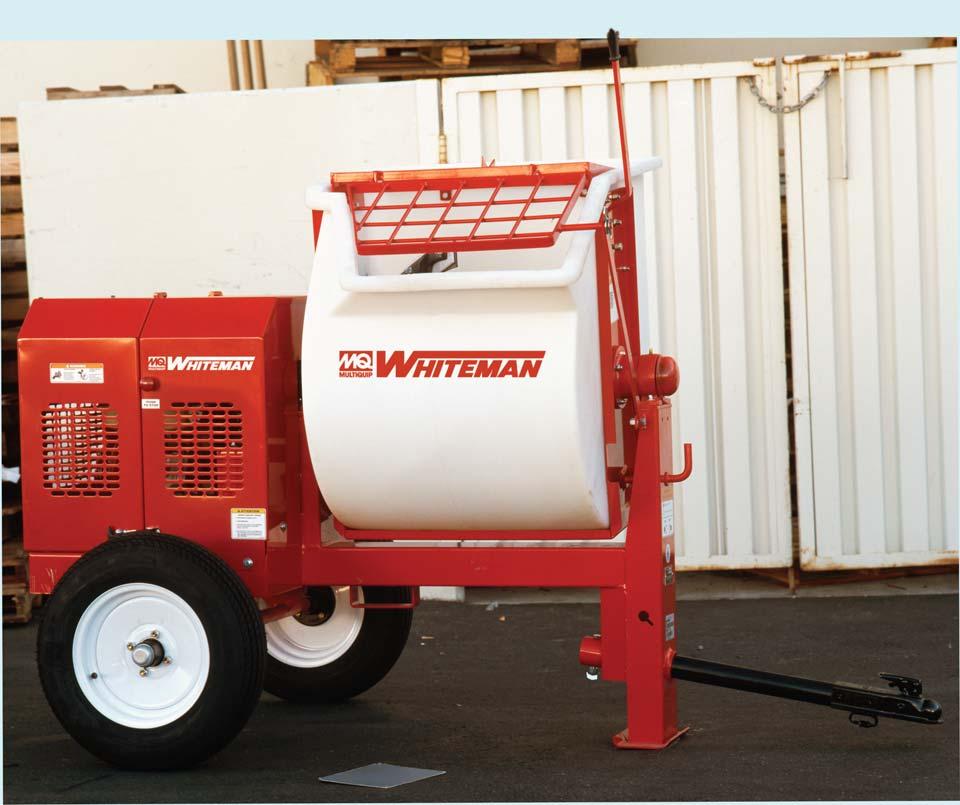 Whiteman Plaster/Mortar Mixers 7- and 9-cu.ft. For the professional contractor!