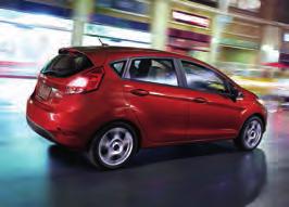 208 FIESTA 2-volt powerpoint () Air conditioning Hill start assist Intermittent front windshield wipers DIMENSIONS & CAPACITIES 3 EXTERIOR (in.) Sedan Hatchback Length 73.5 59.7 (60.