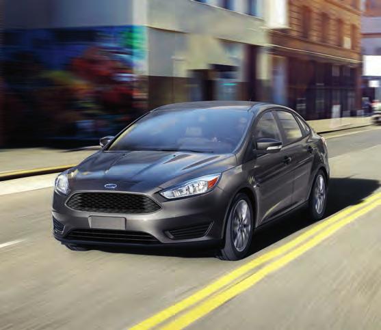 208 FOCUS 2-volt powerpoint () Air conditioning Engine 2.0L EcoBoost I-4 (ST) Front and rear floor mats DIMENSIONS & CAPACITIES 3 EXTERIOR (in.) Sedan Hatchback Length 78.7 7.