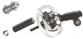 REMOVING THE OLD 1. Remove your existing crank pulley from the machine. 2. Remove the tube: A.