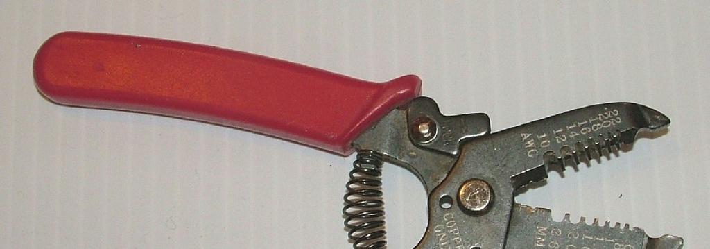 Figure 4. Be careful when you trim leads. The wires can go flying across the room. Wire Strippers Figure 5.