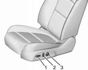 See Seat Adjustment 0 54 and Reclining Seatbacks 0 55. Power Seats 1. Seat Adjustment Control 2. Seatback Control 3. Lumbar Control In Brief 11 To adjust a power seat, if equipped:.