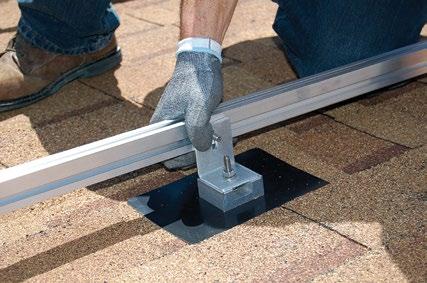 The top-clamping rails utilize a single tool with a revolutionary RAD TM Fastener for faster bolt placement.
