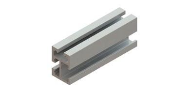 S 7 Power Rail Extrusions Power Rail is an engineered profile extrusion made from Series 6000 structural aluminum. Standard finish is mill-finish aluminum.