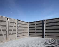 Noishield Special Features Suitable for use behind architectural louvres (1mm air space is required between faces) Bold, curved blade appearance A highly economical acoustic