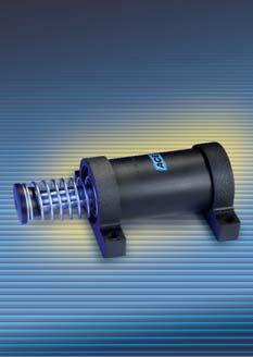 Heavy Industrial Shock Absorbers CA 2 to CA 4 The CA 2 to CA 4 complete the ACE product range of self-compensating shock absorbers.