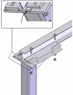 C: Exploded Parts View of Beam Clamp Connection to Beam Bracket I-beam 7 1 Fig.
