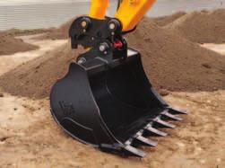 Stability, hydraulics and attachments 4 JCB s innovative hydraulic regeneration system means oil is
