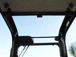 Visibly better 1 JCB JS210s have excellent front visibility with a 70/30 front screen split and a