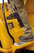 It s easy to fit JCB s FOPS (Falling Objects Protection Structure) to a JS210 cab, thanks to standard fitment mounting brackets.