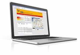 manage your fleet. Critical machine alerts and maintenance history records are also available.