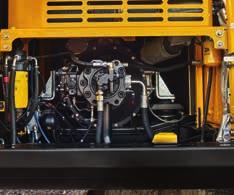 LESS SERVICING, MORE SERVICE. WE VE DESIGNED THE JCB JS330/370 TO BE LOW MAINTENANCE AND EASILY SERVICEABLE. WHICH MAKES THEM AFFORDABLE, EFFICIENT AND HIGHLY PRODUCTIVE.