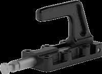 95030, 95040, 95050, 95060 Series Low profile with high holding capacities Cast steel base and handle Allow handle to rotate and fall below mounting plane to lock