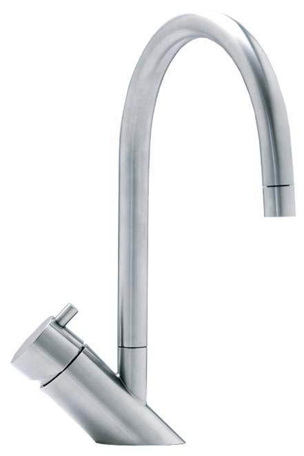 Diagon Diagon monobloc with swan swivel spout and side lever. Ref.