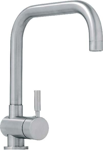 Gino Gino cubist monobloc with swivel spout and top lever. Ref.