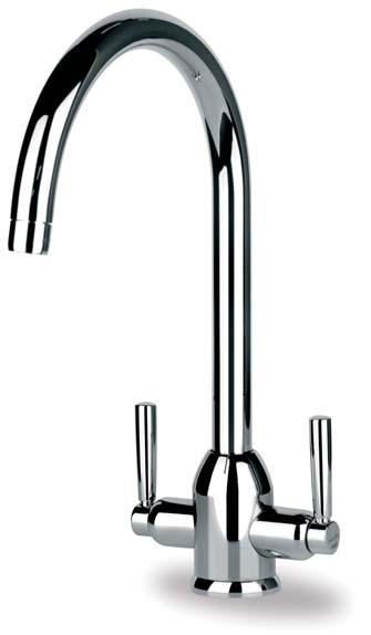Odessa Odessa monobloc with swivel spout and twin lever.