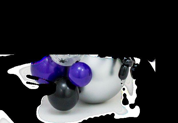 Fun Skulls & Eyeballs TW #44645 11" Assorted Orange, Purple Violet, & Lime Green (50 ct.) Black & White SuperAgate QX #43805 11" (100 ct.