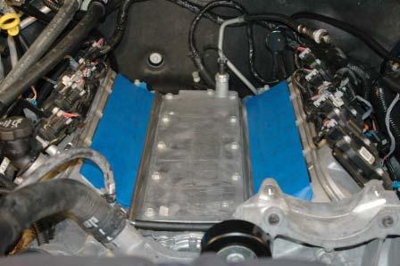 Cover the intake ports with tape or some clean rags so that nothing can fall into ports. 40.