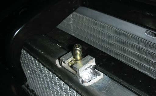 Slide the two M8 T bolts into the T channel on