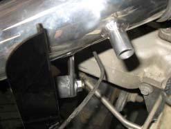 g) Install the 90 degree coupler onto the throttle body and secure using the