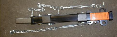 SHACKLES AND TURNBUCKLE JAM NUTS WITH HAND TOOLS (TIGHTEN TURNBUCKLES BY HAND DO NOT USE TOOLS TO TENSION TURNBUCKLES) WARNING - READ CAREFULLY Dead Weight (weight carrying) Weight Distributing (load