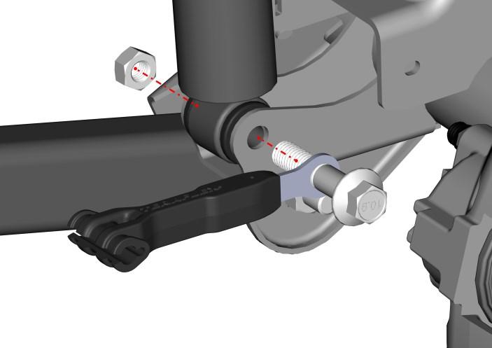 Instructions #999253 SPORT S/T3 AND 3 +4FLEXARMS KITS: Refer to the Front Lower section of Fixed Length Control Arms Instructions #999173.