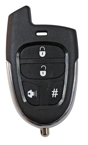 / Button 4 4-Button 1-Way LED Remote  / Button 4 Car Mode Door