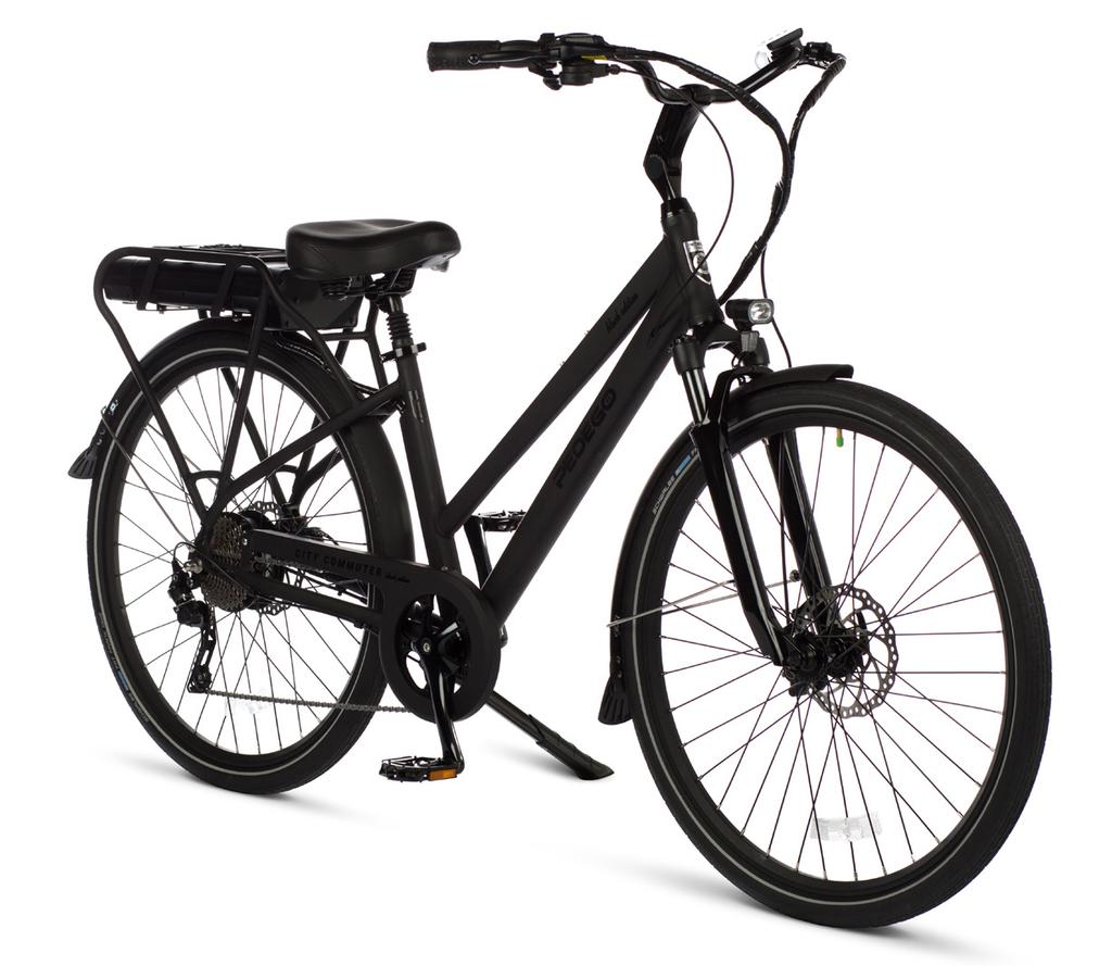CITY COMMUTER BLACK EDITION ($,9. 00 to $,89. 00 ) The Pedego City Commuter: Black Edition is where well-appointed luxury meets everyday utility.
