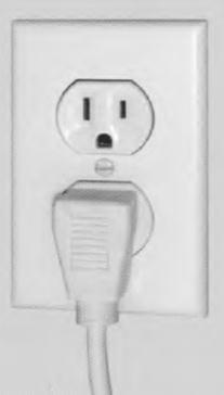 This scenario requires the motor to be plugged-in to a standard 3-prong electrical wall outlet.