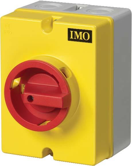 3 and 4 Pole (6-8 Pole avaliable on request) On load 20A - 80A Red/Yellow Handle 3 Padlock Positions IP65 Data according 
