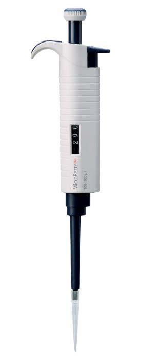 HARMONY MicroPette/MicroPette Plus (Autoclabable) FEATURES SINGLE-CHANNEL PIPETTE - Lightweight, economics, low force design - Digital display clearly reads volume setting - The pipettors cover the