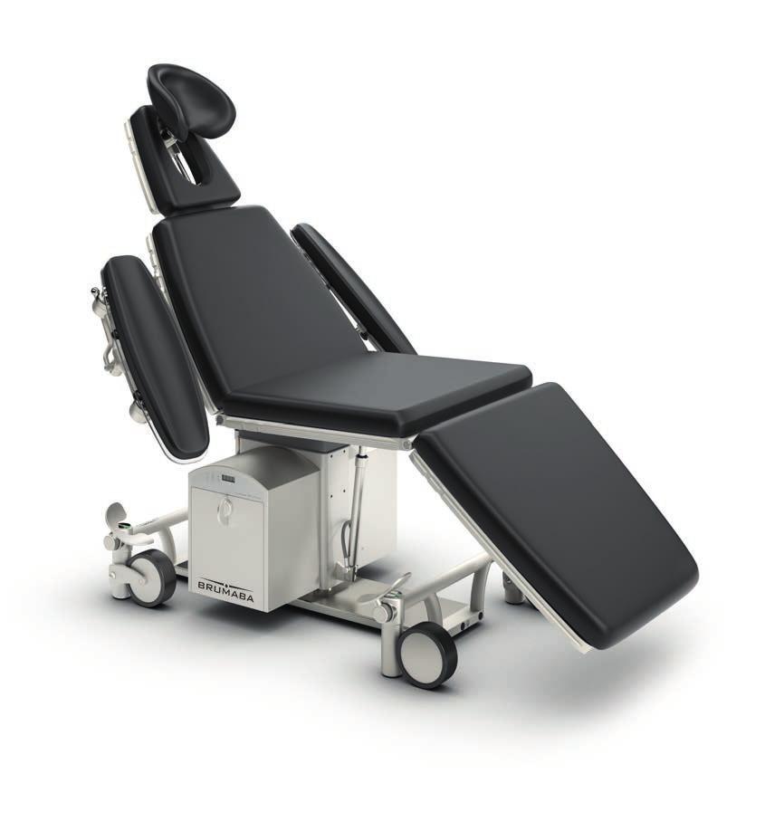 PROVEN STATE OF THE ART STAINLESS STEEL CONSTRUCTION HIGHLIGHTS: + up to 300 kg patient weight +