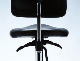 11 with foot-activated height adjustment *BRAKE OR CHAIR balance FEATURES» Flexible