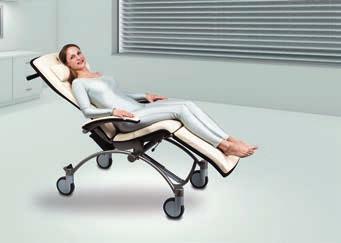 00 PATIENT TRANSPORTER caddy FEATURES» Sturdy frame made of robust stainless steel» Correct patient positions in a single product: seat position, lying position, chaise longue