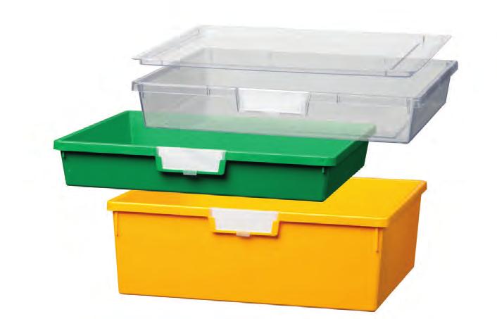Glide & Tilt Structural Tote Tray Runners are moulded from ABS and the formed metal top is epoxy powder coated.