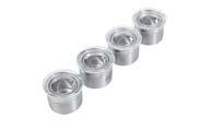 height 70 mm, Ø50 mm Shaker material: Stainless steel with stainless steel lids Set 6 Containers 553.20.401 6 Shakers 553.20.411 Packing: 1 set Spice Shaker Set Set 6 Shakers 553.