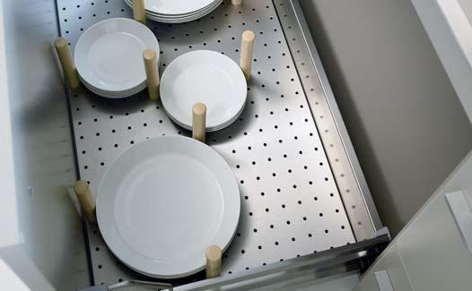 Cucina Baseplates and Post Inserts Perforated Base Plate (excl.