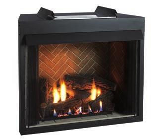 Features For use with contemporary burners, we also offer stainless steel and reflective black liners to fit the Deluxe firebox, along with special contemporary mantels in modern matte black